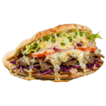 Döner-Bombe überbacken mit Käse