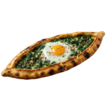 Pide mit Spinat und Ei