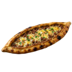 Pide mit Hackfleisch und Käse